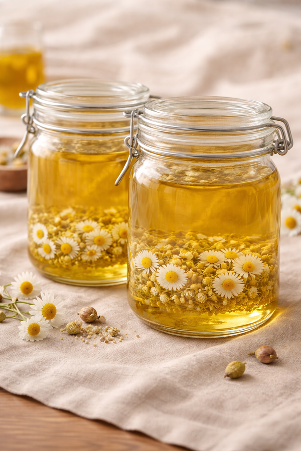 Biologische Jojoba olie met Kamille Infusie